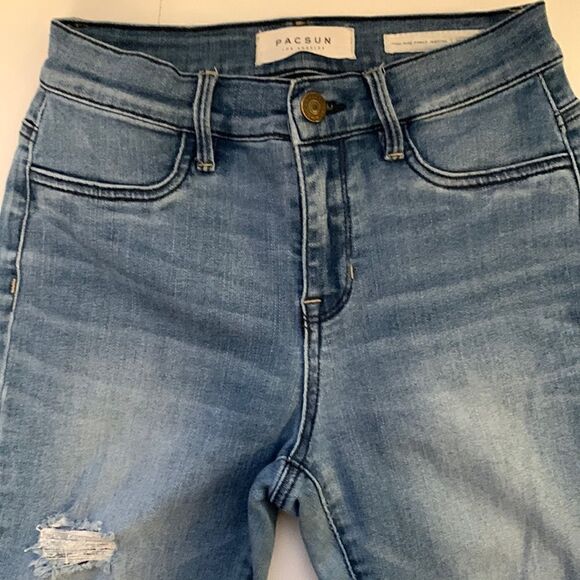 PACSUN High Rise Jeggings Size 24 - Picture 3 of 10